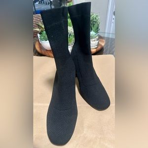 ZARA BLACK SOCK BOOTS